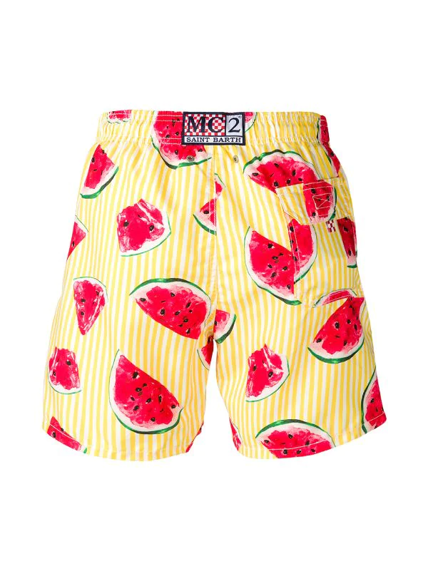 MC2 Saint Barth Badeshorts Mit Wassermelonen-Print JUICE WATERMELON LIN91 – Bild 2