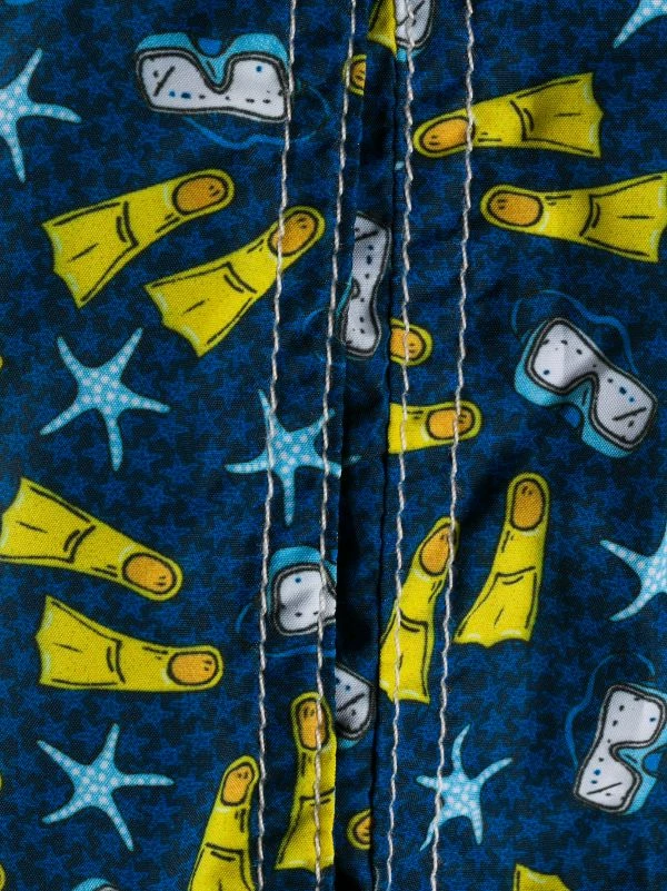 MC2 Saint Barth Badeshorts Mit "Snorkeling Time"-Print Herren – Bild 3