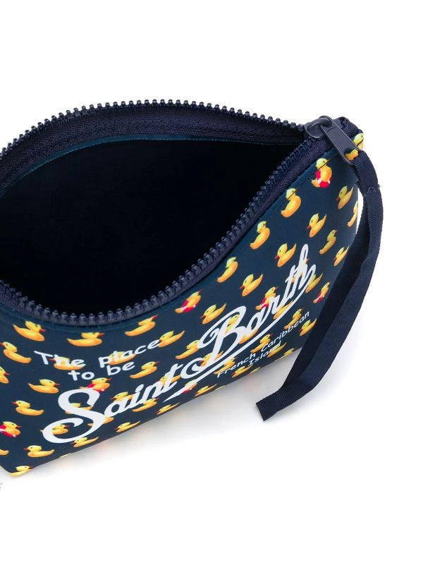 ( Neue Saison ) MC2 Saint Barth Kulturbeutel Mit "Ducky"-Print Blu-giallo – Bild 3