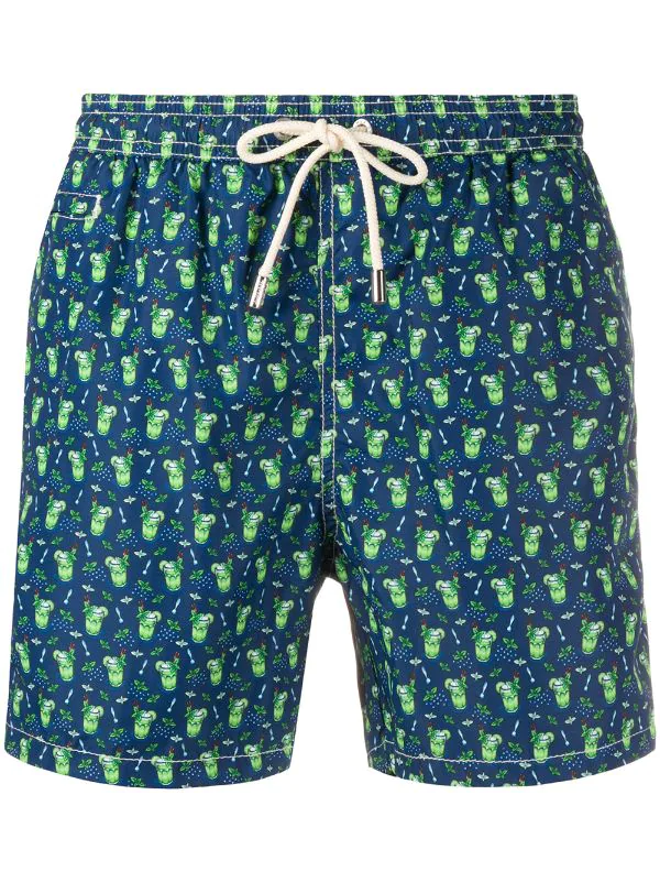 ( Positively Conscious ) MC2 Saint Barth Badeshorts Mit Eiscreme-Print MOMI61 MOJITO MICRO
