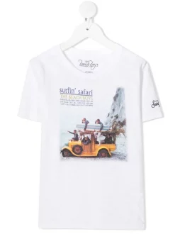 MC2 Saint Barth BCBS01 BEACH BOYS SAFARI 01 T-Shirt Mit Safari-Print Kids