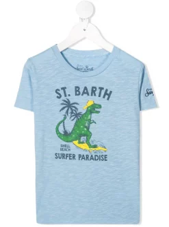 MC2 Saint Barth T-Shirt Mit Dino-Print Kids