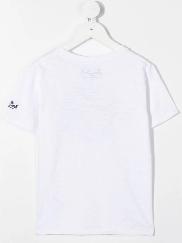 MC2 Saint Barth SUSK01 SUN SKATE 01 T-Shirt Mit Skateboard-Print Kids – Bild 2