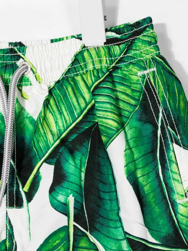 MC2 Saint Barth BANANA LEAVES Badeshorts Mit Bananen-Print Kids – Bild 3