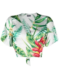 MC2 Saint Barth HELICONIA 01 Bluse Mit Print Damen