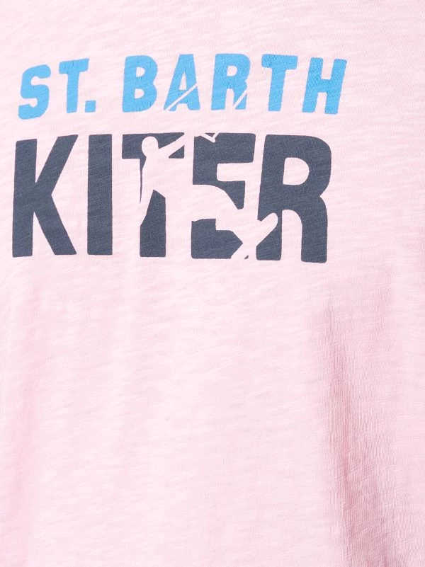 MC2 Saint Barth T-Shirt Mit Grafischem Print KITER 21 PINK – Bild 5