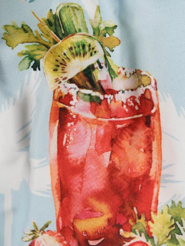 MC2 Saint Barth Badeshorts Mit Grafischem Print DRINK MIX 31 – Bild 3