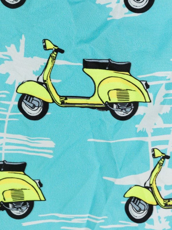 MC2 Saint Barth Badeshorts Mit Vespa-Print PALM VESPA – Bild 3