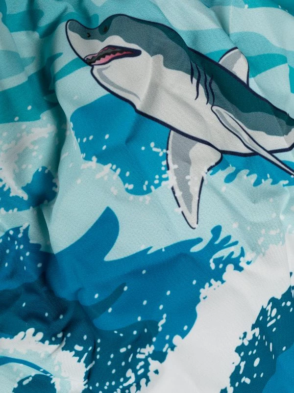 MC2 Saint Barth Badeshorts Mit Hai-Print MAQUETTES REQUIN – Bild 3