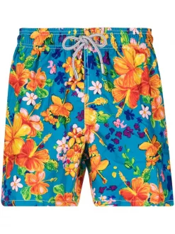 MC2 Saint Barth Badeshorts Mit Blumen-Print Herren