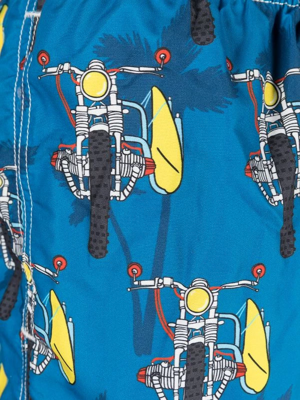 MC2 Saint Barth SURF MOTORBIKE Surf Motorbike Badeshorts Herren – Bild 3