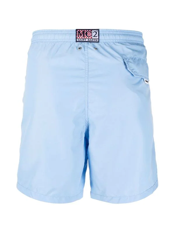 MC2 Saint Barth 30 BLUE Badeshorts Mit Kordelzug Herren – Bild 2