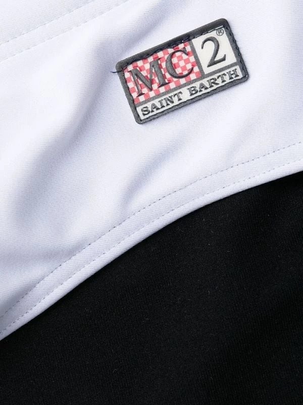 MC2 Saint Barth Badeshorts Mit Logo-Patch Herren – Bild 3