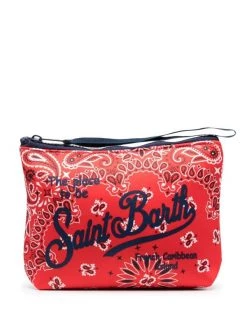 ( Neue Saison ) MC2 Saint Barth Aline Kosmetiktasche Mit Paisley-Print Damen