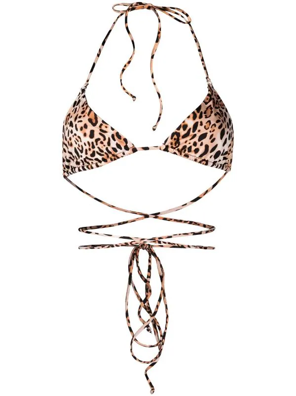 MC2 Saint Barth Bikinioberteil Mit Leoparden-Print Damen