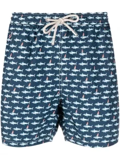 ( Neue Saison ) MC2 Saint Barth Badeshorts Mit Grafischem Print Herren