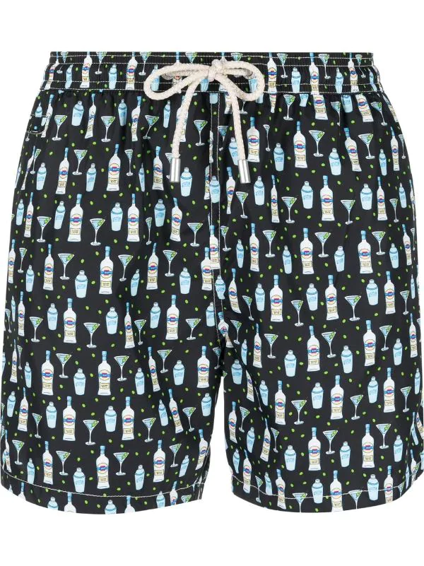 ( Neue Saison ) MC2 Saint Barth Badeshorts Mit Grafischem Print 00
