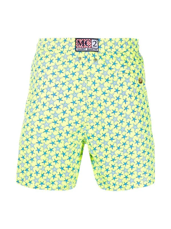 ( Neue Saison ) MC2 Saint Barth Badeshorts Mit Seesternen Herren – Bild 2