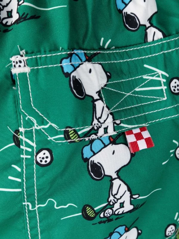 ( Neue Saison ) MC2 Saint Barth Badeshorts Mit Snoopy-Print GOLF GAME51 GREEN – Bild 3