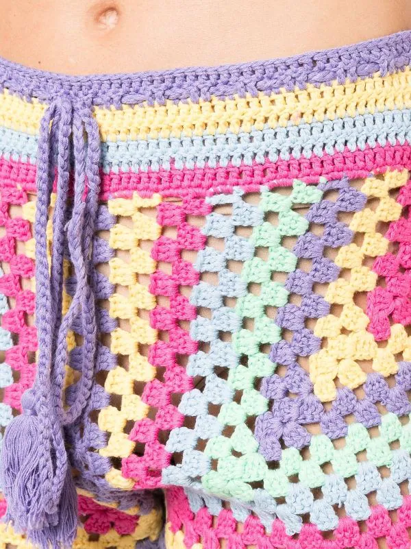 ( Neue Saison ) MC2 Saint Barth 00286B LILAC Mini Shorts Damen – Bild 5