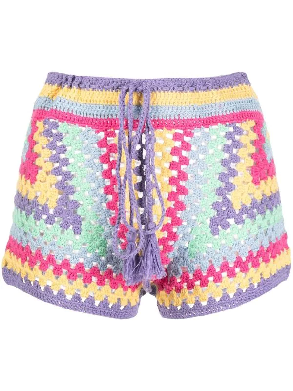 ( Neue Saison ) MC2 Saint Barth 00286B LILAC Mini Shorts Damen
