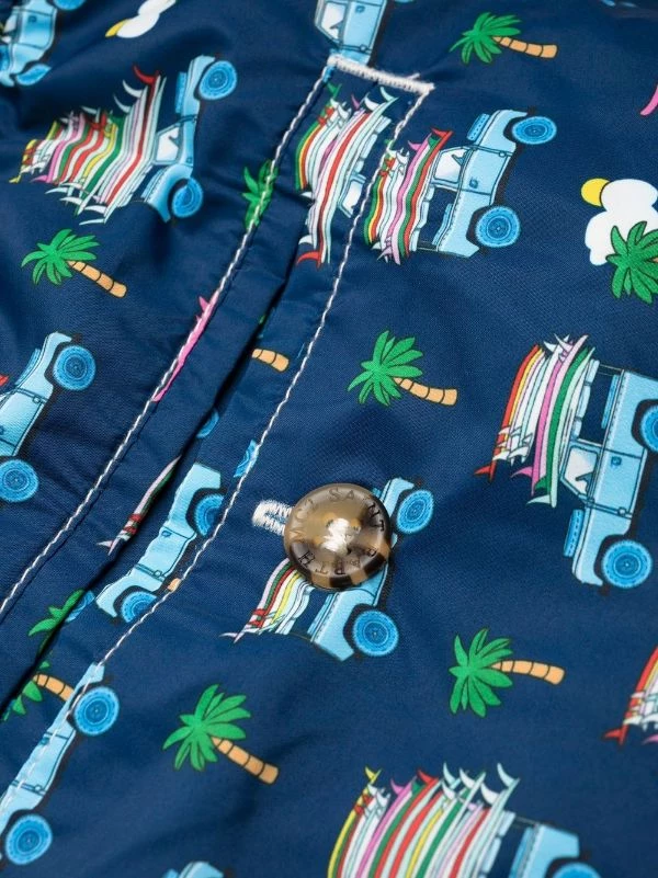 ( Neue Saison ) MC2 Saint Barth Badeshorts Mit Cartoon-Print Herren – Bild 3