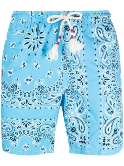 ( Neue Saison ) MC2 Saint Barth Badeshorts Mit Bandana-Print Herren