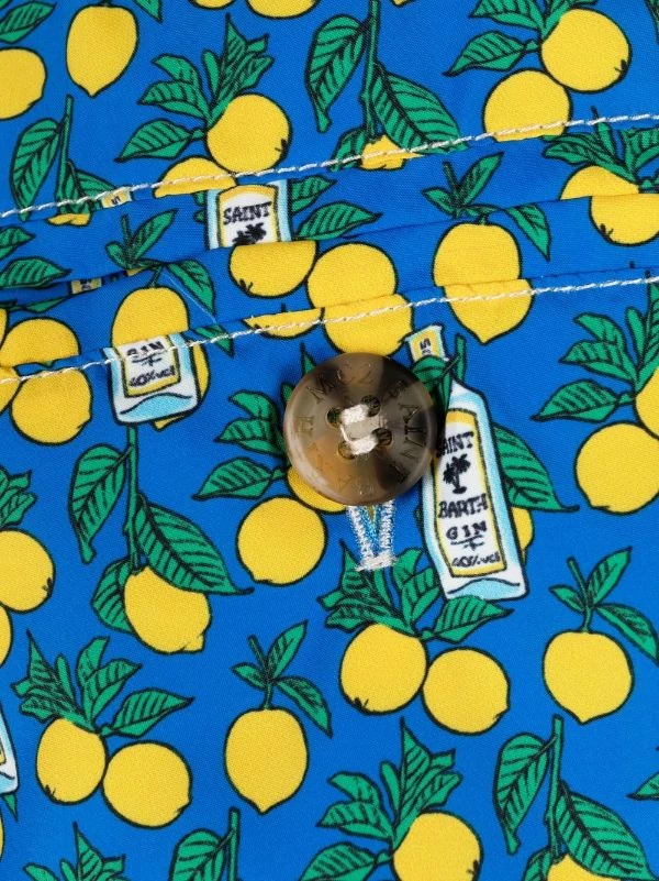 ( Neue Saison ) MC2 Saint Barth Badeshorts Mit Zitrus-Print GIN GARDEN 17 – Bild 3