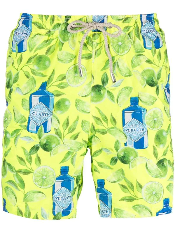 ( Neue Saison ) MC2 Saint Barth Lighting Gin Badeshorts GIN LIME 94