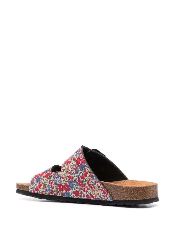 ( Neue Saison ) MC2 Saint Barth Sandalen Mit Blumen-Print 41 EMMA & GEORGINA – Bild 3