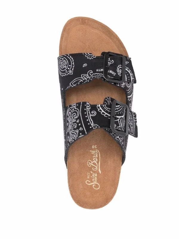 ( Neue Saison ) MC2 Saint Barth Sandalen Mit Print 00 ELEGANT PAISLEY – Bild 4
