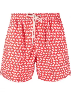( Neue Saison ) MC2 Saint Barth Badeshorts Mit Grafischem Print Crab - BACKGROUND41