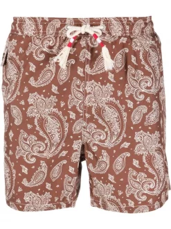 ( Neue Saison ) MC2 Saint Barth Lighting Badeshorts Mit Paisley-Print Herren