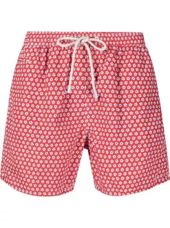 ( Neue Saison ) MC2 Saint Barth 02559B ASHL Y 41 Badeshorts Mit Blumenmuster Herren