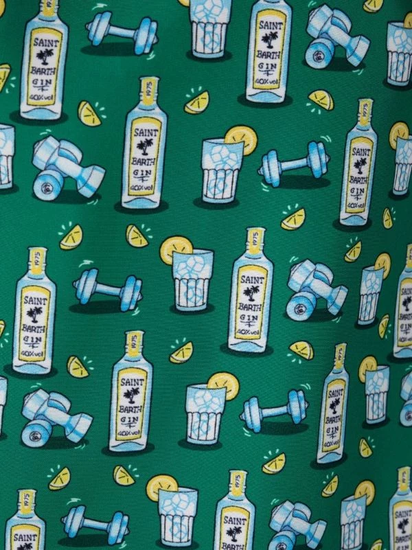 ( Neue Saison ) MC2 Saint Barth Badeshorts Mit Kordelzug Herren – Bild 3