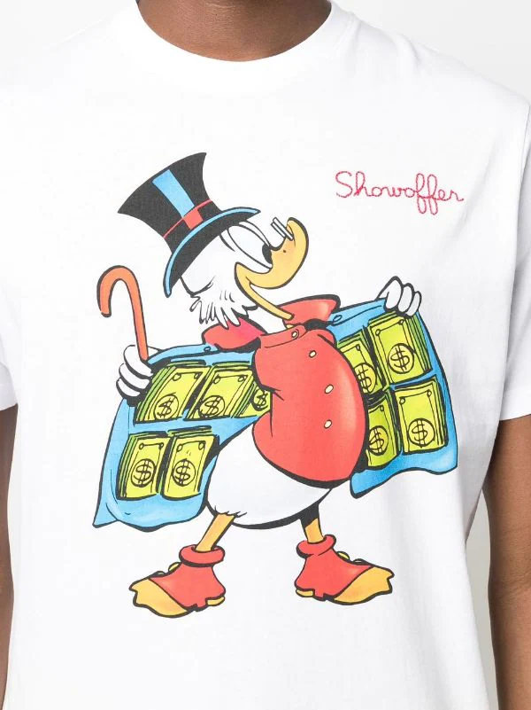 ( Neue Saison ) MC2 Saint Barth T-Shirt Mit Cartoon-Print Herren – Bild 5