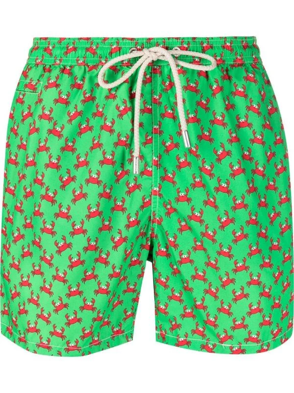 ( Neue Saison ) MC2 Saint Barth CRAB SMILE 57 Badeshorts Mit Grafischem Print Herren