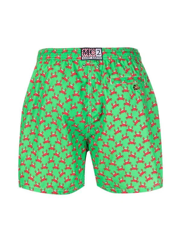 ( Neue Saison ) MC2 Saint Barth CRAB SMILE 57 Badeshorts Mit Grafischem Print Herren – Bild 2