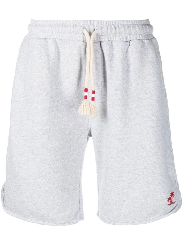 ( Neue Saison ) MC2 Saint Barth Bestickte Joggingshorts 00197B GRIGIO