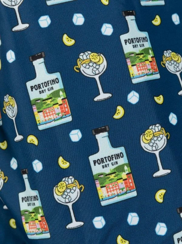 ( Neue Saison ) MC2 Saint Barth PORTOFINO GIN 61 Portofino Gin Badeshorts Herren – Bild 3