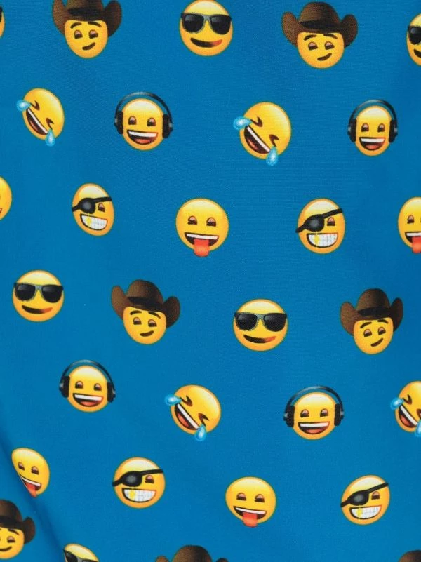 ( Neue Saison ) MC2 Saint Barth Lighting Micro Fantasy Badeshorts 61 EMOJI FUNNY – Bild 3