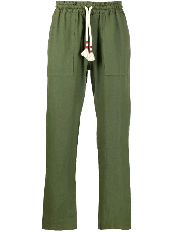 ( Neue Saison ) MC2 Saint Barth 00211B 52 MILITARY Gerade Hose Mit Kordelzug Herren