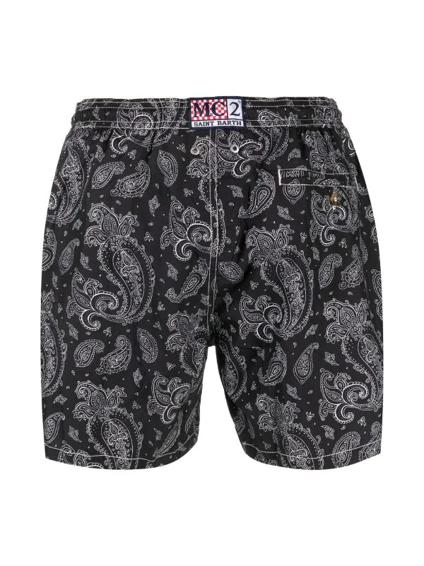 ( Neue Saison ) MC2 Saint Barth Badehose Mit Paisley-Print ELEGANT PAISLEY 00 – Bild 2