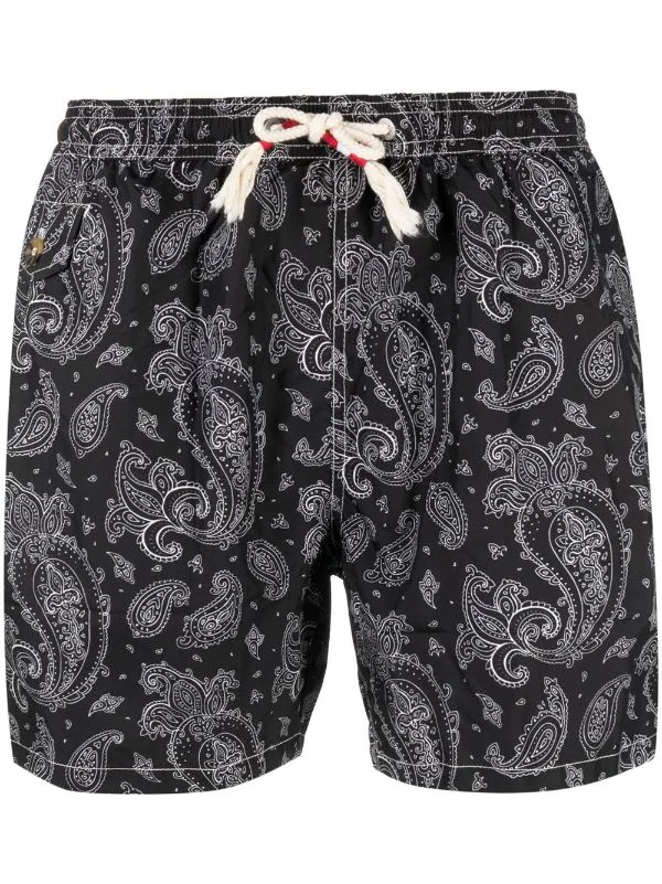 ( Neue Saison ) MC2 Saint Barth Badehose Mit Paisley-Print ELEGANT PAISLEY 00