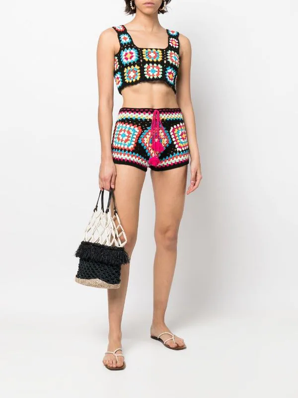 ( Neue Saison ) MC2 Saint Barth Gehäkelte Shorts CR0021 – Bild 2