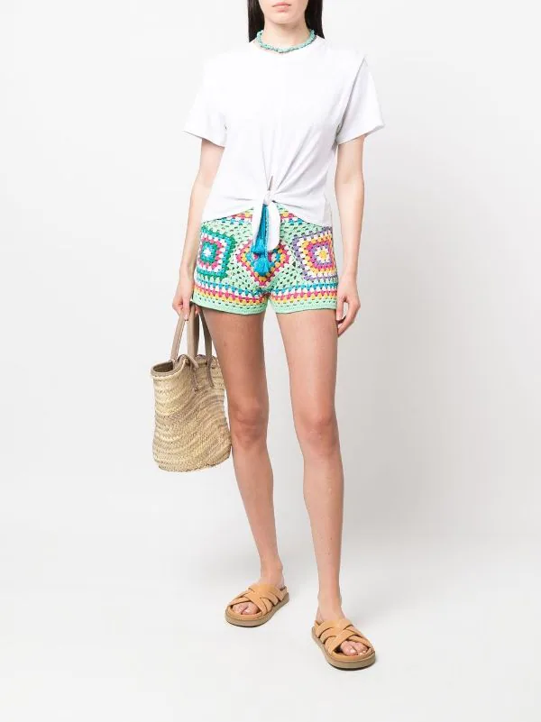 ( Neue Saison ) MC2 Saint Barth CR5521 MULTICOLOR Kalima Shorts Damen – Bild 2