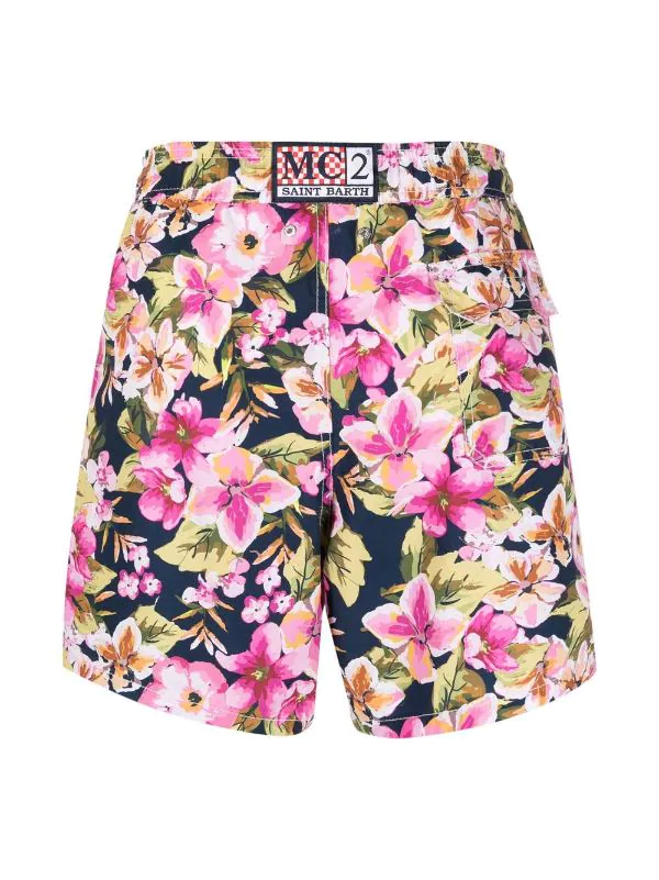 ( Neue Saison ) MC2 Saint Barth Badeshorts Mit Blumen-Print Herren – Bild 2