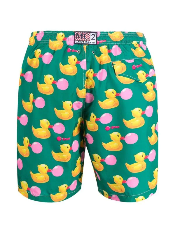 ( Neue Saison ) MC2 Saint Barth Badeshorts Mit Enten-Print Herren – Bild 2