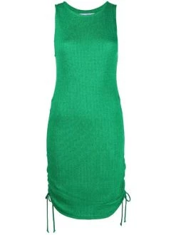 ( Neue Saison ) MC2 Saint Barth 57 GREEN Gerafftes Kleid Damen
