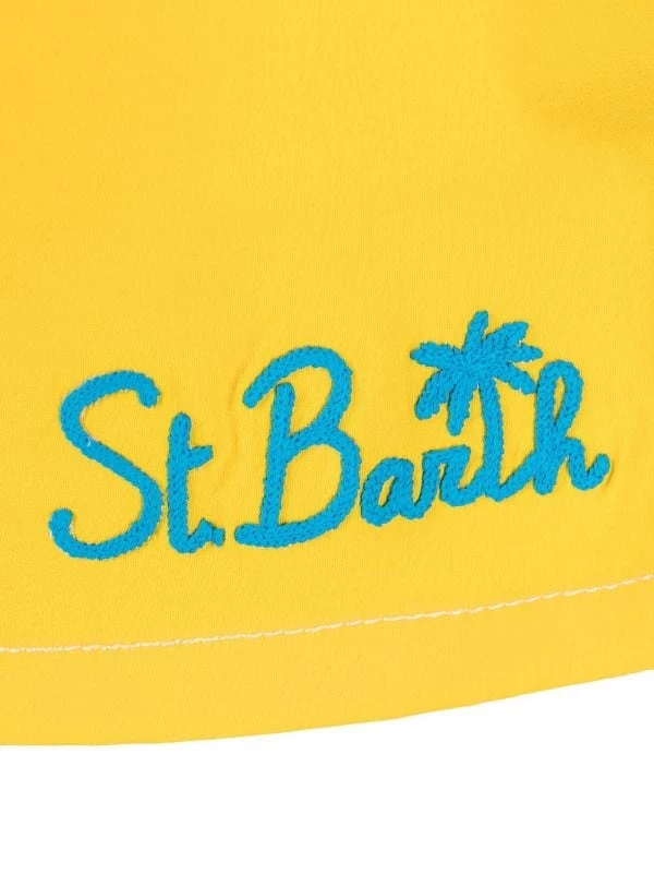 ( Neue Saison ) MC2 Saint Barth Badeshorts In Colour-Block-Optik 02861B CYAN – Bild 3